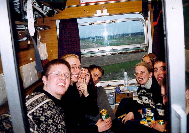 60 - 8 berseblestere i en bitteliten togkupe